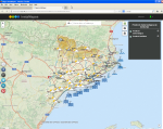 Instamaps. Mapa de prediccions meteorològiques