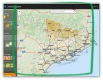Àrea de visualització de cartografia